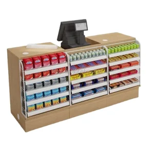 Mini Mart Supermarket Checkout Counter Designated Cash Desk Cash Counter Table