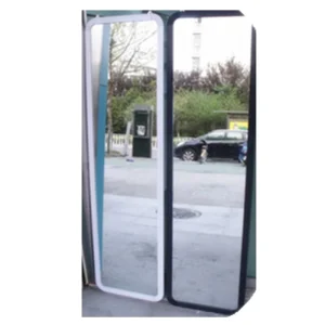 Mirror Glass Coated Silver Safety Fitness Wardrobe Mirror