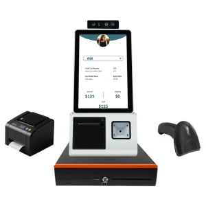 Mobile Handheld Point of Sale Cash Register Machine Android 10 Point Capacitive Touch Screen 10inch Display All in One POS