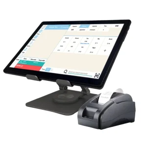 Mobile POS Till Cash Register 10.1 Inch Tablet Receipt Printer with Stand 2 Inch Thermal Printer software