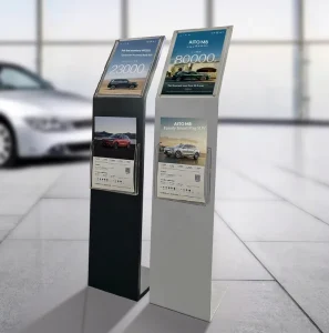 Modern 4S Shop Car Parameter Sign Acrylic Advertising Display Board Price Indicator Stand Guide Detachable