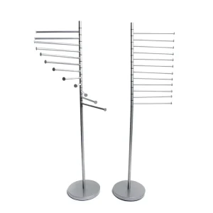 Modern Customized Free Standing Display Rack for Scarf Belt Wig Jewelry Hijab Storage Stand Rack