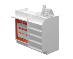 Modern Design Eco friendly Checkout Counters Durable and Free Combination Options