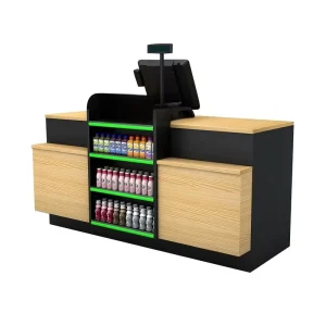 Modern Design Fast Checkout Counter with Conveyor Belt for Supermarkets and Retailer Shops One stop Service