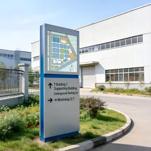 Modern Design LED Free Standing Hanging Directory Map Sign for Airport Hospital Mall Shopping Center Park