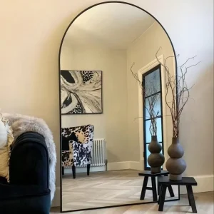 Modern European Extra Large Arch Full Body Length Floor Mirror