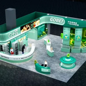 Modern Fashion Event Booth Modular Assembly for Influencer Pop Up Store Exhibition Stand