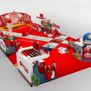 Modern Fashion Exhibition Stand Booth Modular Assembly for Pop Up Store Event