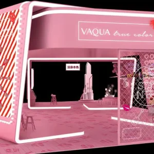 Modern Fashion Exhibition Stand Booth Modular Assembly for Pop Up Store Mall Event