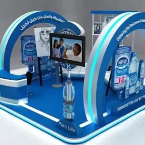 Modern Fashion Exhibition Stand Booth Modular Assembly for Pop Up Store Mall Event Show