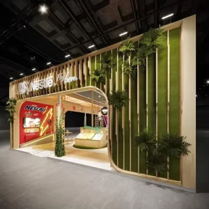Modern Fashion Exhibition Stand Booth Modular Assembly for Pop Up Store Mall Event Trending Design