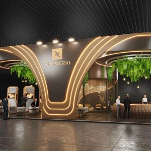 Modern Fashion Exhibition Stand Booth Modular Assembly for Pop Up Store Mall Event Trending Design