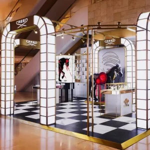 Modern Fashion Exhibition Stand Booth Modular Assembly for Pop Up Store Mall Event Trending Design