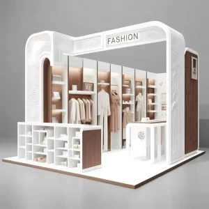 Modern Fashion Modular Assembly Exhibition Stand Booth for Pop Up Store Event