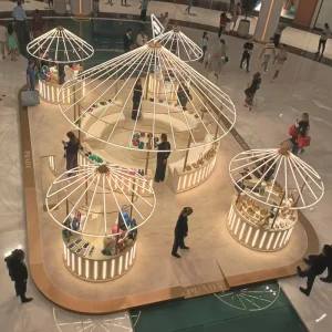 Modern Fashion Modular Assembly Exhibition Stand Booth for Pop Up Store Event