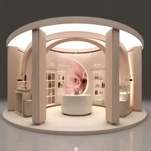 Modern Fashion Modular Assembly Exhibition Stand Booth for Pop Up Store Mall Event