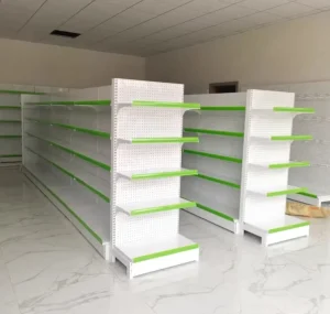 Modern Heavy Duty Metal Steel Shop Shelves Display Racks Gondola Supermarket Shelf China Factory