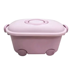 Modern Household Plastic PP Storage Bin Wheels Rectangular Design Injection Technology 3 6L Capacity Multifunction
