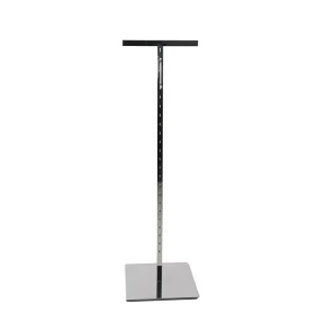 Modern Metal Mirror Stainless Steel Customized Store Fixtures for Clothes Rack Easy Assembly Slot Display