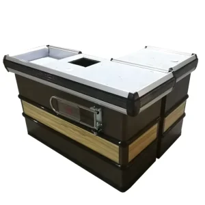 Modern Minimalist Checkout Counter Premium Material Multifunctional Design Suitable for Supermarkets Retail Stores