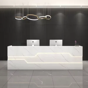 Modern Minimalist Light Luxury Cashier Counter Customizable Glossy Lacquered Reception Desk Stylish Commercial Bar Cabinet