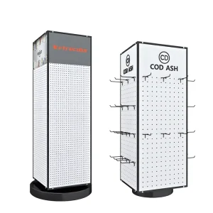 Modern Portable Supermarket Retail Store Accessory Floor Standing Beverage Metal Shelf Can Custom Display