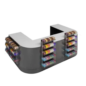 Modern Retail Checkout Counters Small Checkout Counter Wooden Counter Table Checkout