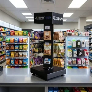 Modern Rotating Free Standing Steel Retail Store Accessories Display Stands and Racks
