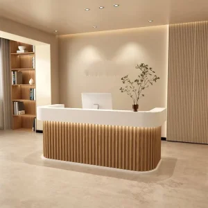 Modern Simple Gym Beauty Salon Clothing Store Restaurant Yoga Studio Small Bar Front Desk Shop Reception Checkout Counters
