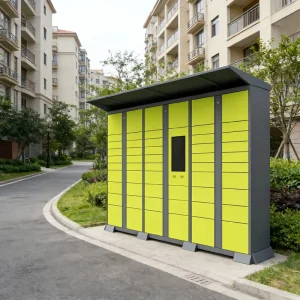 Modern Smart Assembled Delivery Locker Anti-Theft Alarm Time-Delay Pickup Weatherproof Eco-Friendly for Mall Supermarket