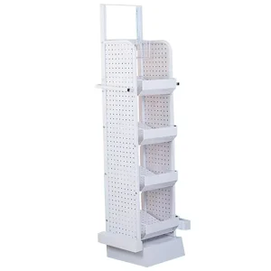 Modern Washable Powder Coated Metal Floor Standing Umbrella Display Rack Stand for Retail Stores Custom Logo