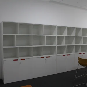 Modular 6 Layer Office Bookshelf Wooden Display Cabinet Library Storage Shelving System