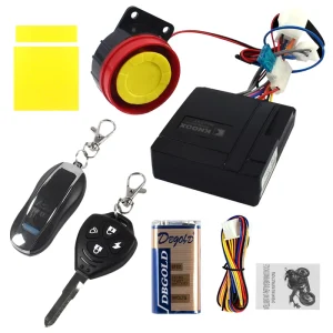Motorcycle Anti Theft Device One Click 12v Remote Control Motorcycle Security Alarma Para Moto Car Alarm System