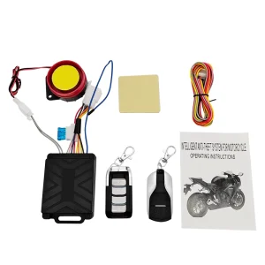 Motorcycle Anti theft Device Anti cutting Wire Double Remote Control Key Motorcycle Special Alarm System