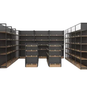 Multi Case Supermarket Shelf Grocery Store Display Racks Supermarket Shelf Gondola Shelving