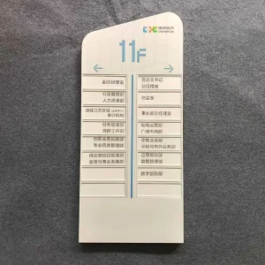 Multi-Color Identification Sign 140x45cm for Store Supermarket Restaurant Hotel Use