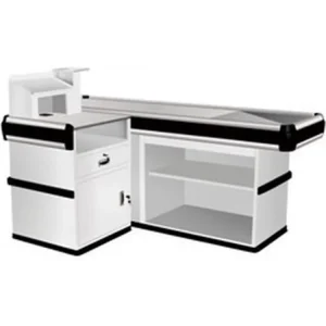Multi Color Supermarket Cashier Checkout Counter
