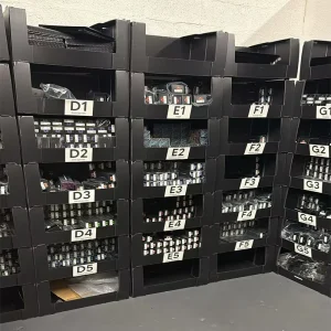 Multi Purpose Plastic Sorting Bins Industrial Grade Stackable Storage Containers for Warehouse Organization
