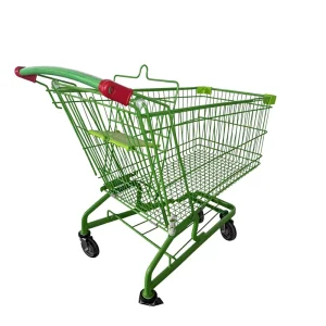 Multi Style Shopping Trolley Customized Supermarket Hand Push Cart