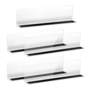 Multi Styles Supermarket Shelf Dividers Magnetic Shelf Divider L Shaped Shelf Divider