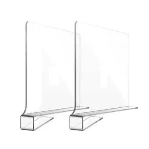 Multifunction Acrylic Shelf Dividers Closets Shelf and Closet Separator Shelf Dividers