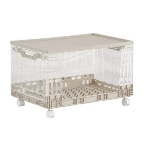 Multifunctional Bedroom Plastic Folding Storage Basket Easy Install Factory Manufacture Collapsable Storage Box