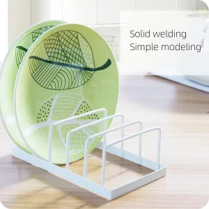 Multifunctional Iron Dish Storage Rack Kitchen Folding Cupboard Storage Holder Promotional Product