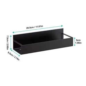 Multifunctional Metal Wall Mounted Strong Loading Folding Storage Magnetic Spice Rack for Refrigerator