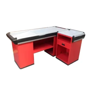 Multifunctional Supermarket Checkout Counter and Cash Desk for Retail Store