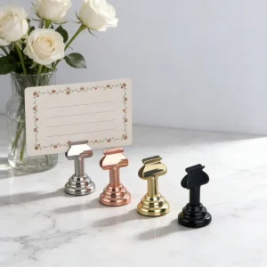 Multifunctional Wedding Metal Photo Card Holder Display Stand Cake Dessert Price Tag Holder Price Sign Holder