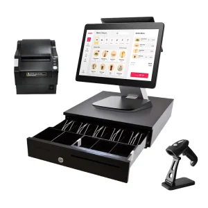 N95 i3 i5 CPU 4G 8G RAM 128G 256G SSD Touch Dual Screen Cash Register POS Systems POS Machine Point of Sale
