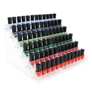 Nail Polish Display Rack with Easy Assembly for Essential Oils Storage Organizer Holder