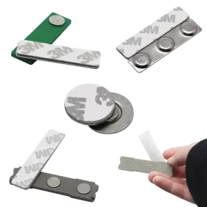Neodymium Magnet Magnetic Name Tag Holders Badge with Adhesive