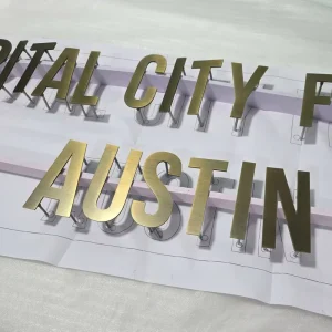 New Design Channel Letters Logo Sign for Coffee Bar Pub Club Cinema Theater Outdoor Billboard